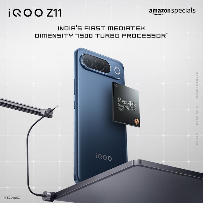 iQOO Z11 to be powered by Dimensity 7500 Turbo processor