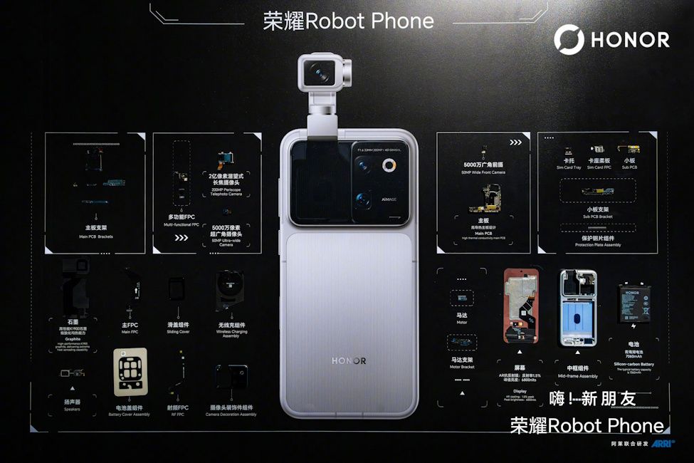 Honor Robot Phone teardown Honor Robot Phone teardown