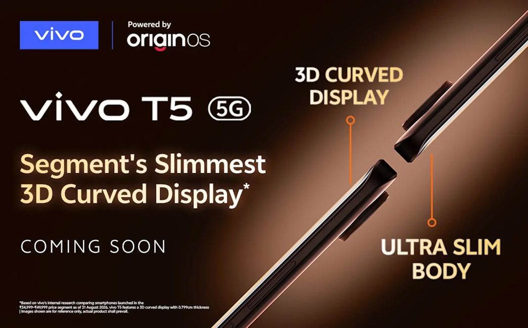 Vivo T5 5G launch confirmed for India
