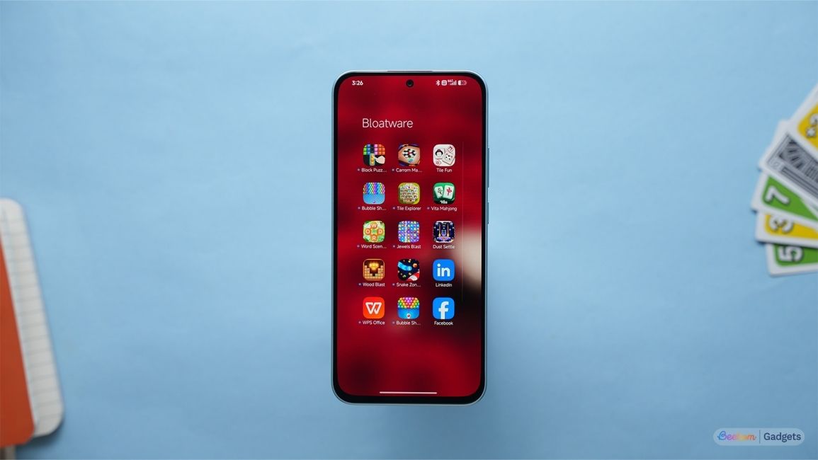 Image showing a folder of bloatware apps on the Redmi Note 17 Image showing a folder of bloatware apps on the Redmi Note 17