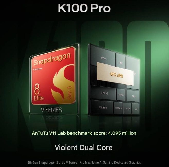Redmi K100 Pro processor Snapdragon