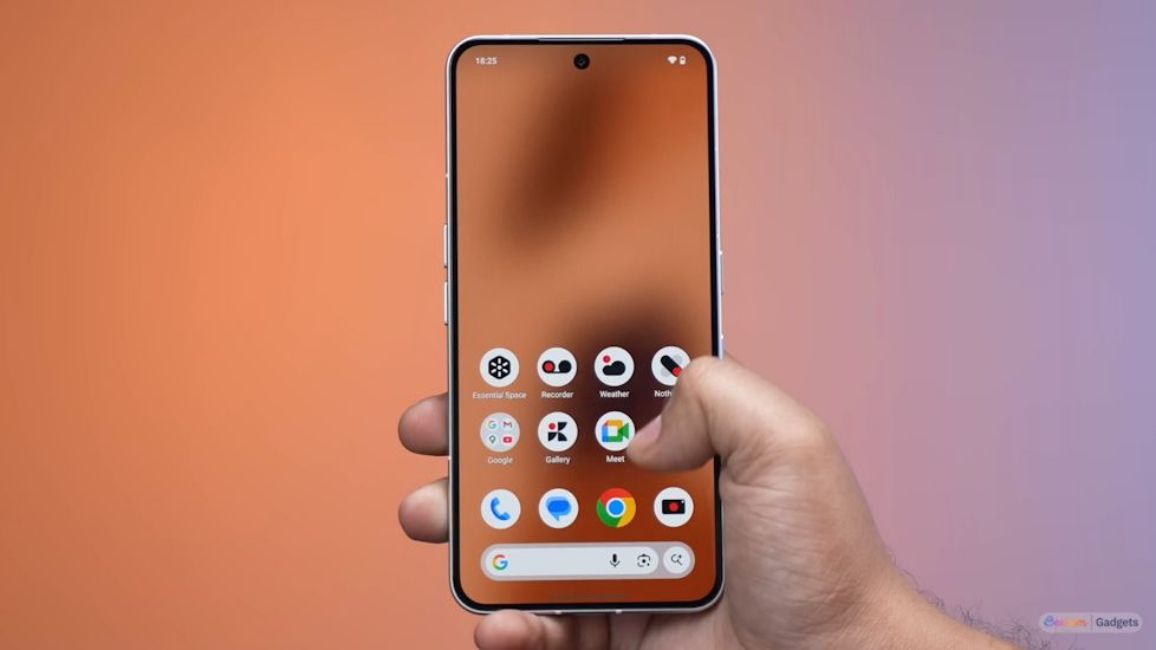 Nothing Phone 3 home screen showcase