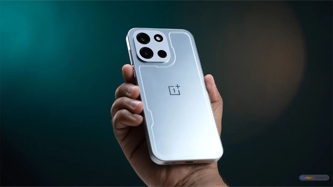 OnePlus Nord 6 smartphone from the back