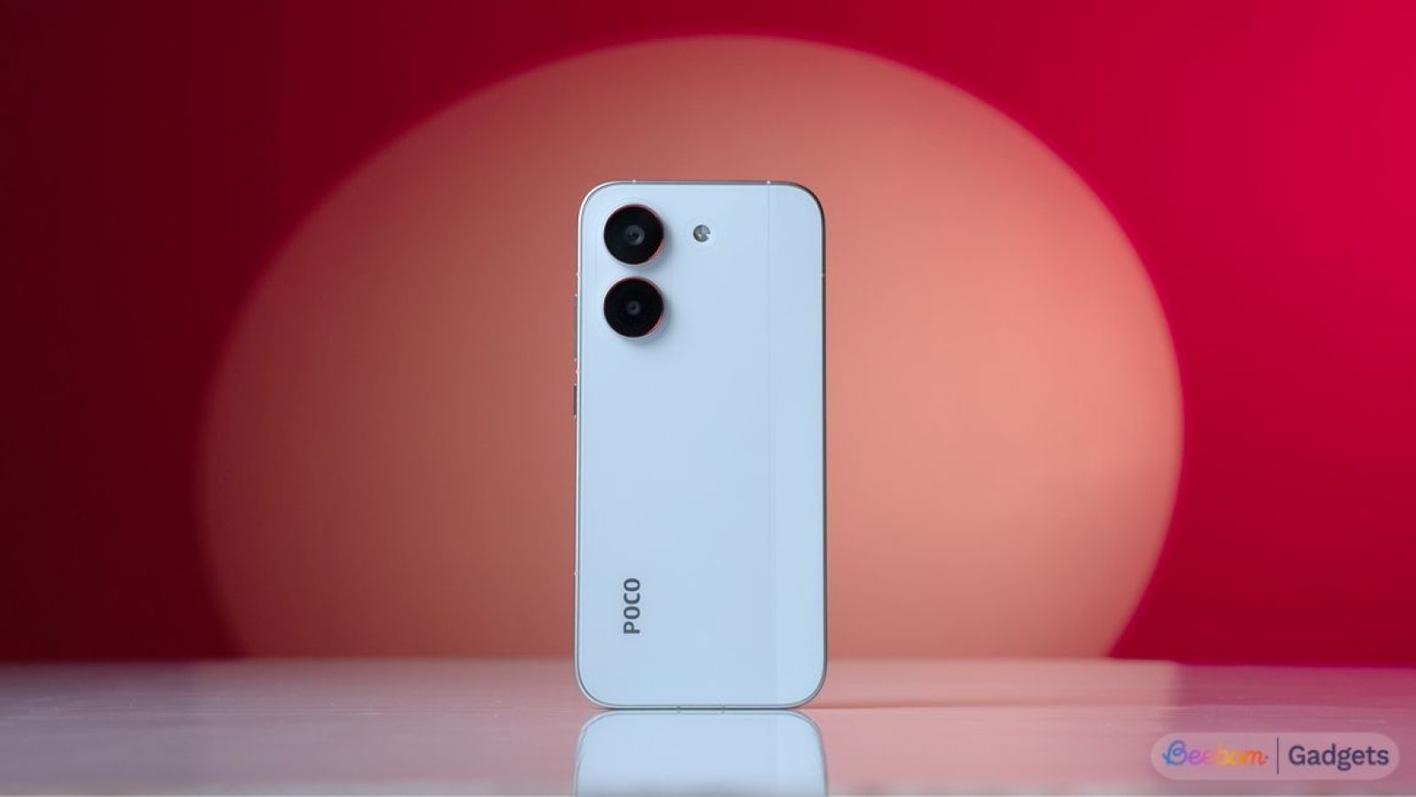 Poco X8 Pro smartphone from the bacl Poco X8 Pro smartphone from the bacl