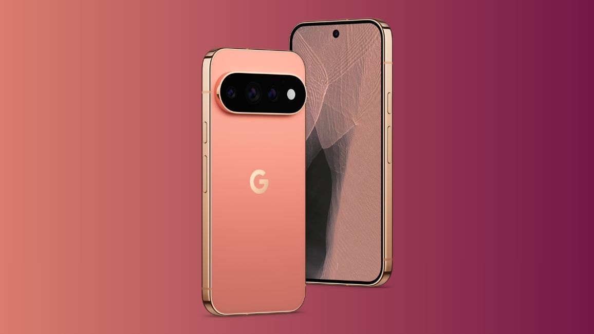 Pixel 11 Pro Canyon Colour variant against a gradient background Pixel 11 Pro Canyon Colour variant against a gradient background