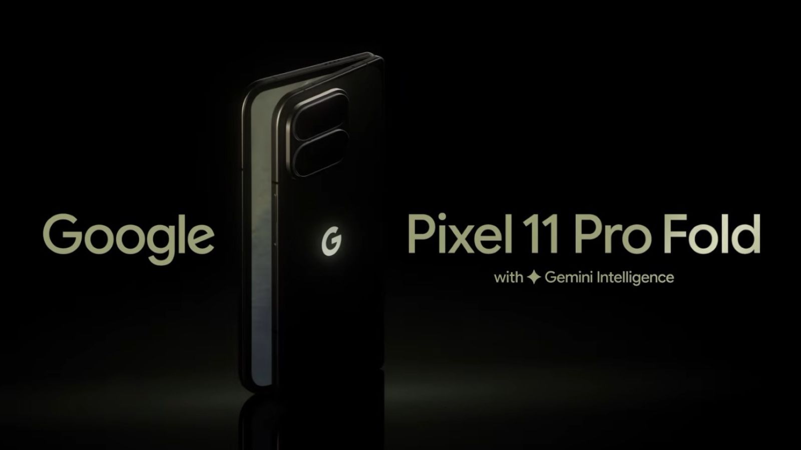 Google Pixel 11 Pro Fold smartphone poster