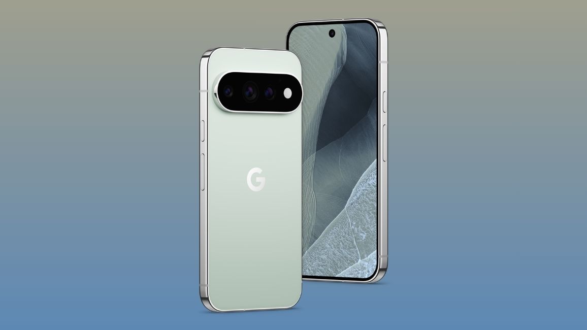 Pixel 11 Pro Frost Colour variant against a gradient background Pixel 11 Pro Frost Colour variant against a gradient background