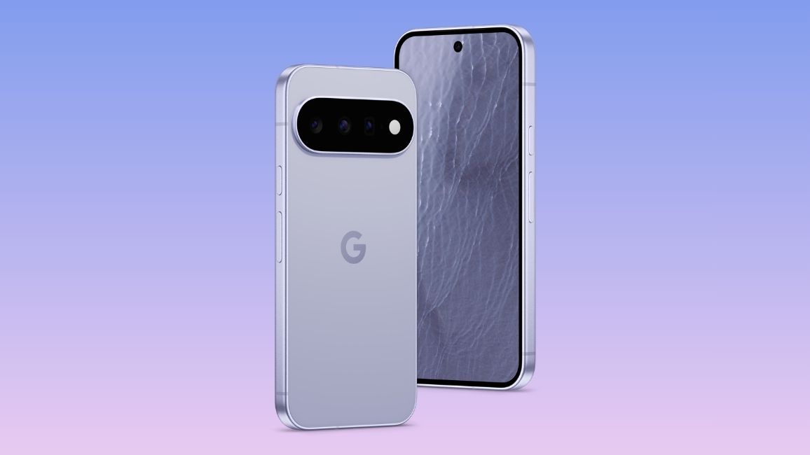 Pixel 11 in Frost Colour Showcase against a gradient background Pixel 11 in Frost Colour Showcase against a gradient background
