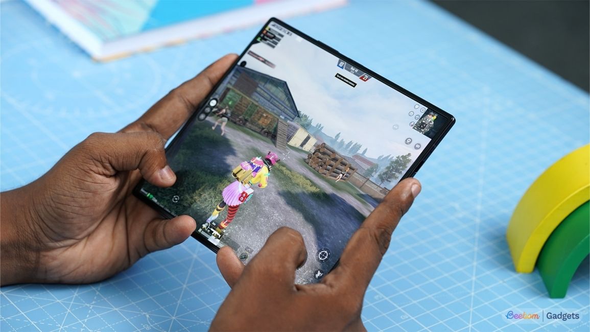 Galaxy Z Fold 8 Ultra charging with a cable plugged in 