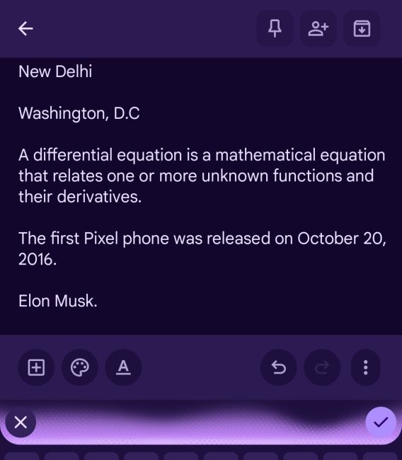 Rambler Answer Questions in Google Keep App