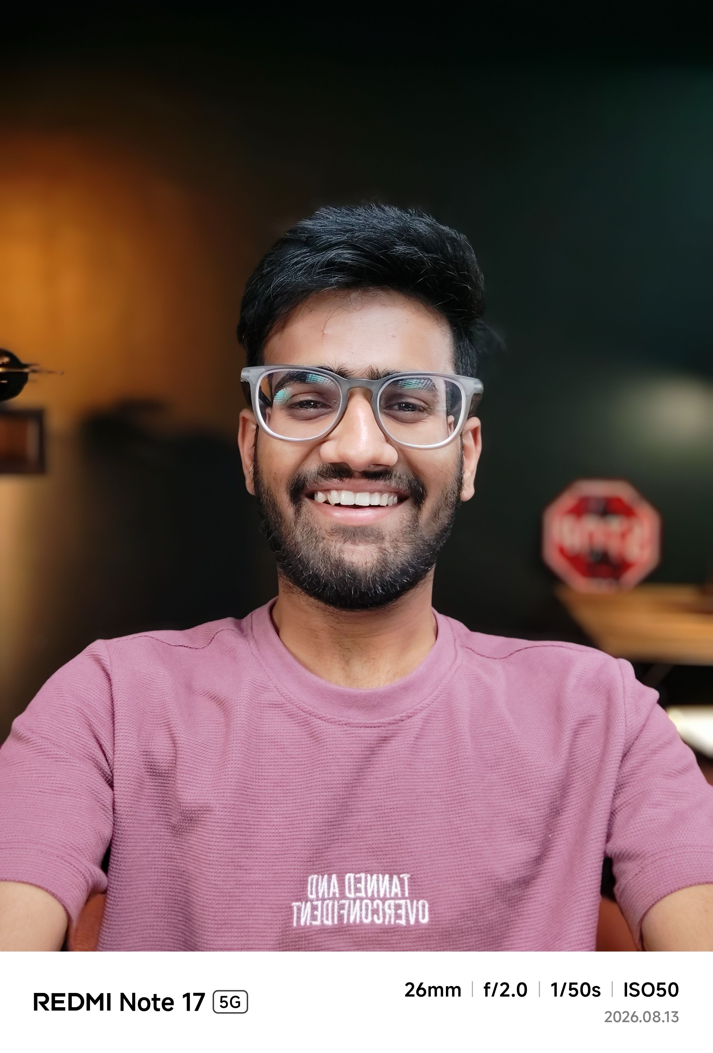 Redmi Note 17 Selfie Camera Sample 4 Redmi Note 17 Selfie Camera Sample 4