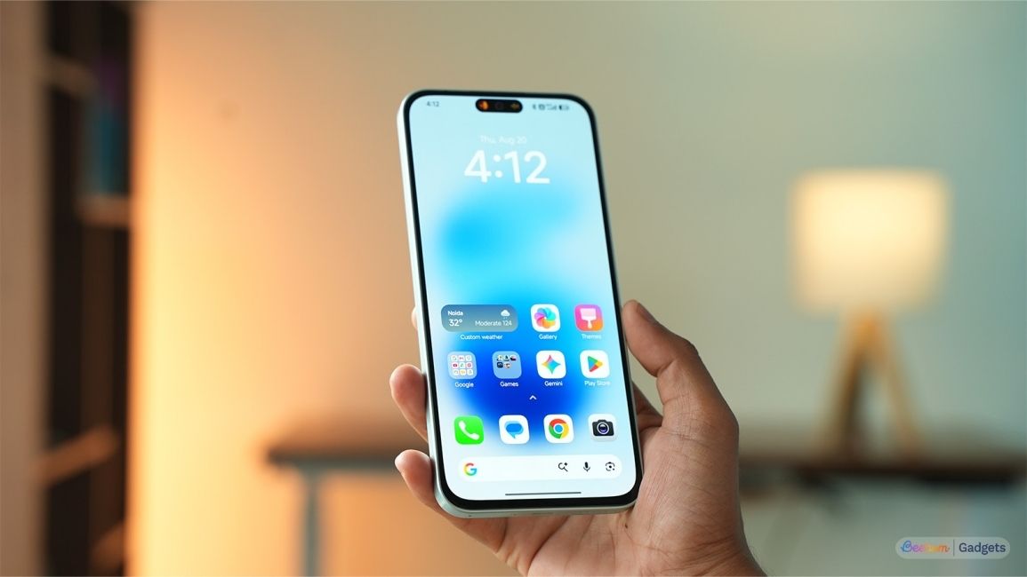 Redmi Note 17 hands on design showcase from the front Redmi Note 17 hands on design showcase from the front