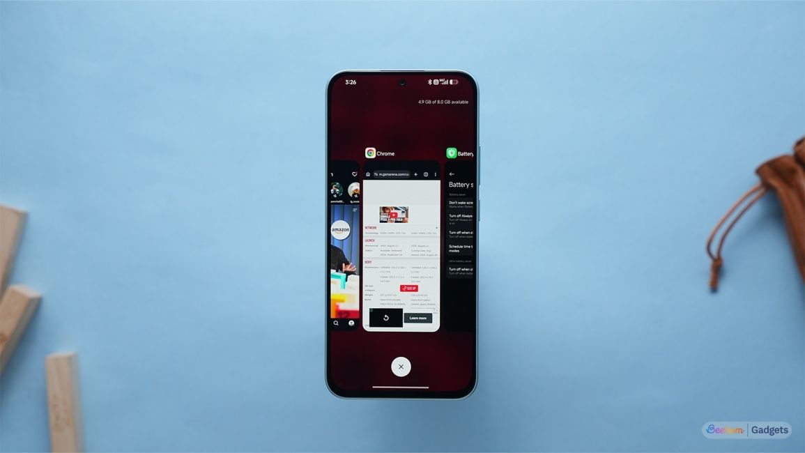 Redmi Note 17 Recents app page showcase Redmi Note 17 Recents app page showcase
