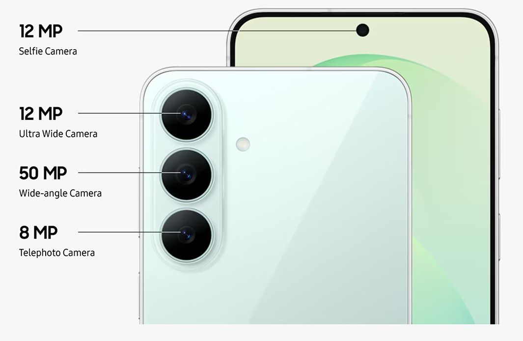 Samsung Galaxy S26 FE rear camera specifications