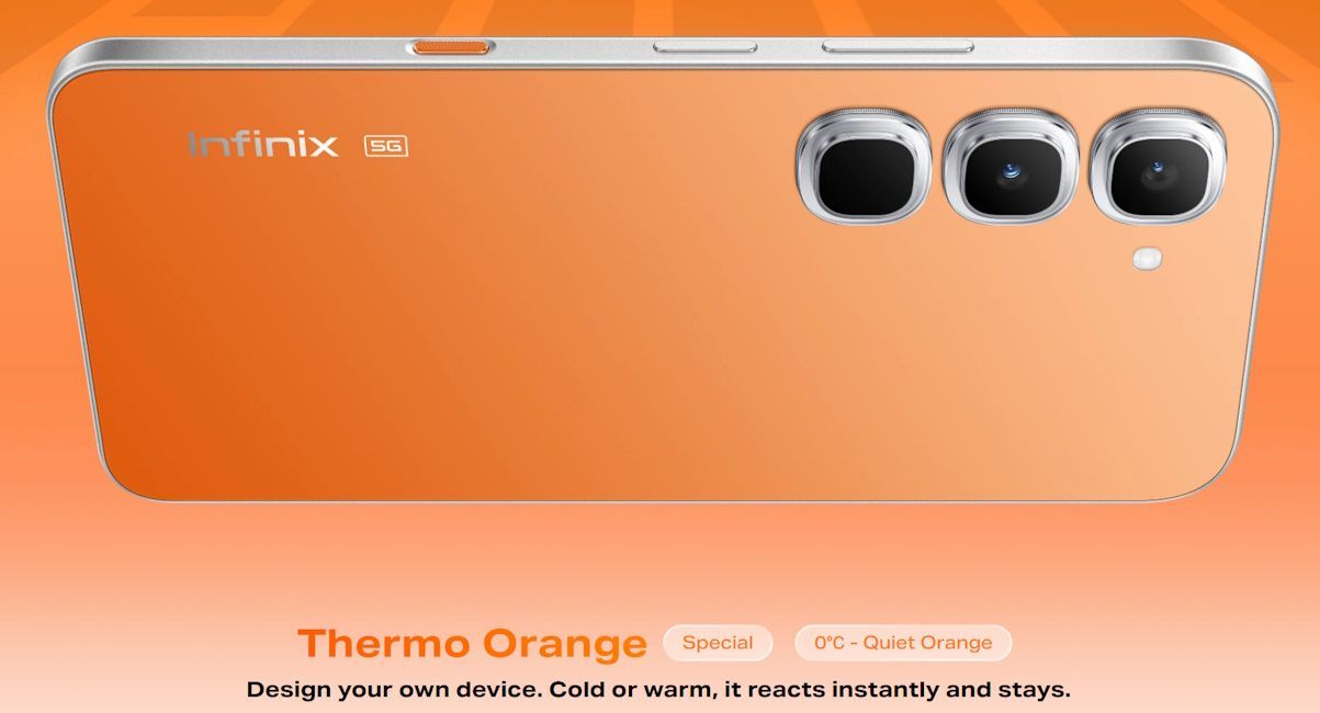 Infinix Hot 70 Pro 5G Thermo Orange Infinix Hot 70 Pro 5G Thermo Orange