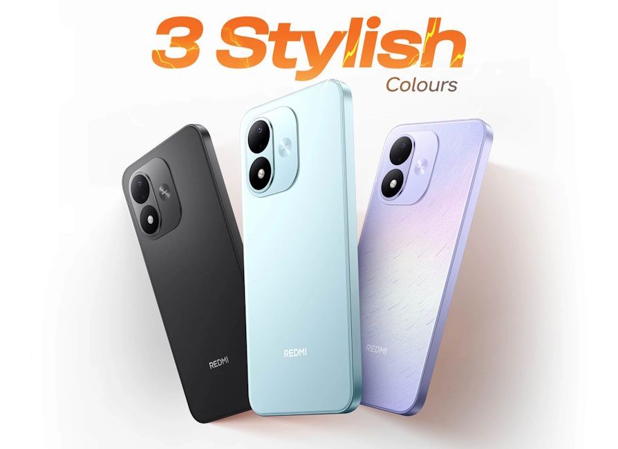 Redmi Note 17 5G design showcased in three colourways