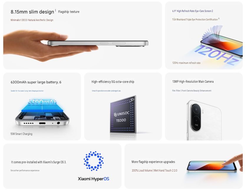 Redmi 17 5G specs at a glance