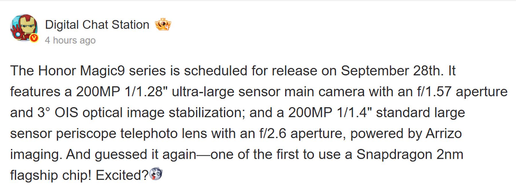 Honor Magic 9 series leaked specs Honor Magic 9 series leaked specs