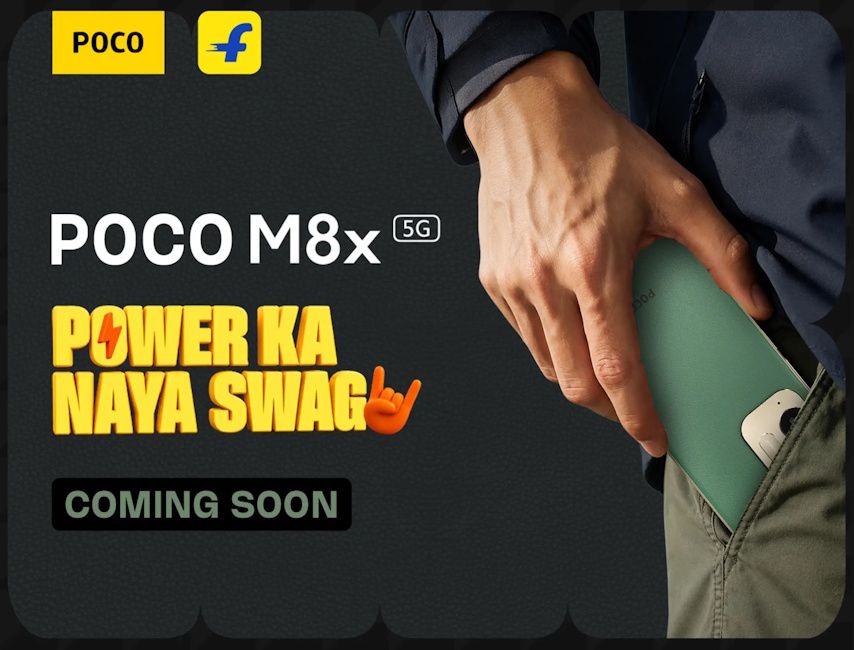 Poco M8x 5G teased to launch soon in India