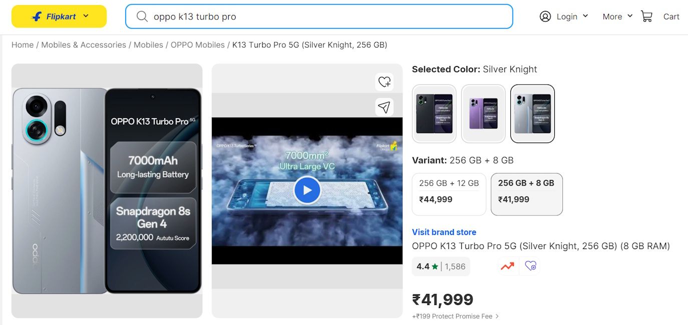 Oppo K13 Turbo Pro price hiked in India