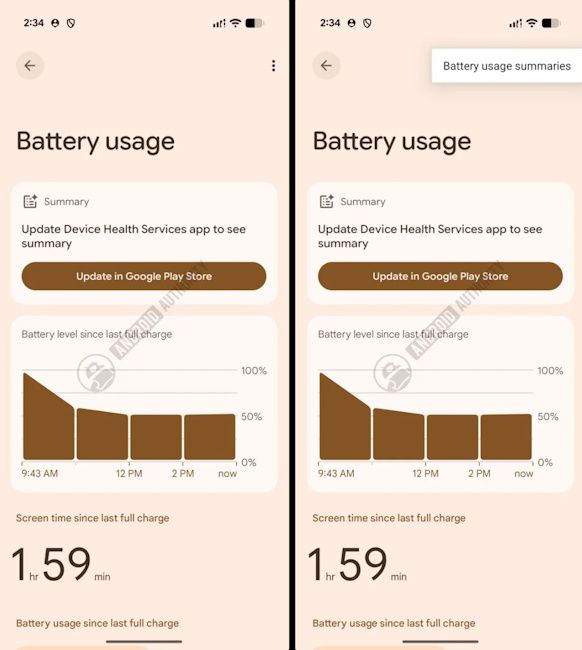  “Battery usage summaries” feature coming to Pixel phones