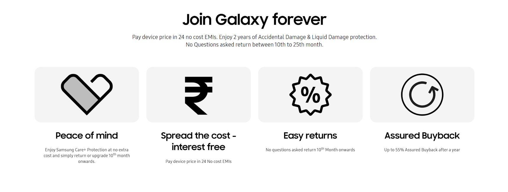 Galaxy Forever plan for Galaxy Z Fold 8 series key benefits Galaxy Forever plan for Galaxy Z Fold 8 series key benefits