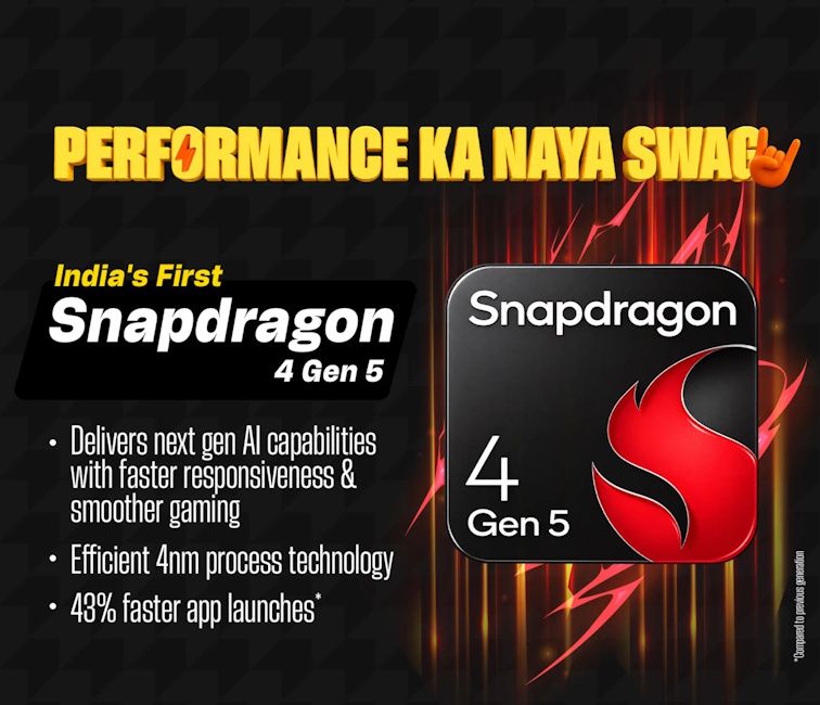 Poco M8x 5G will feature  Snapdragon 4 Gen 5 chipset