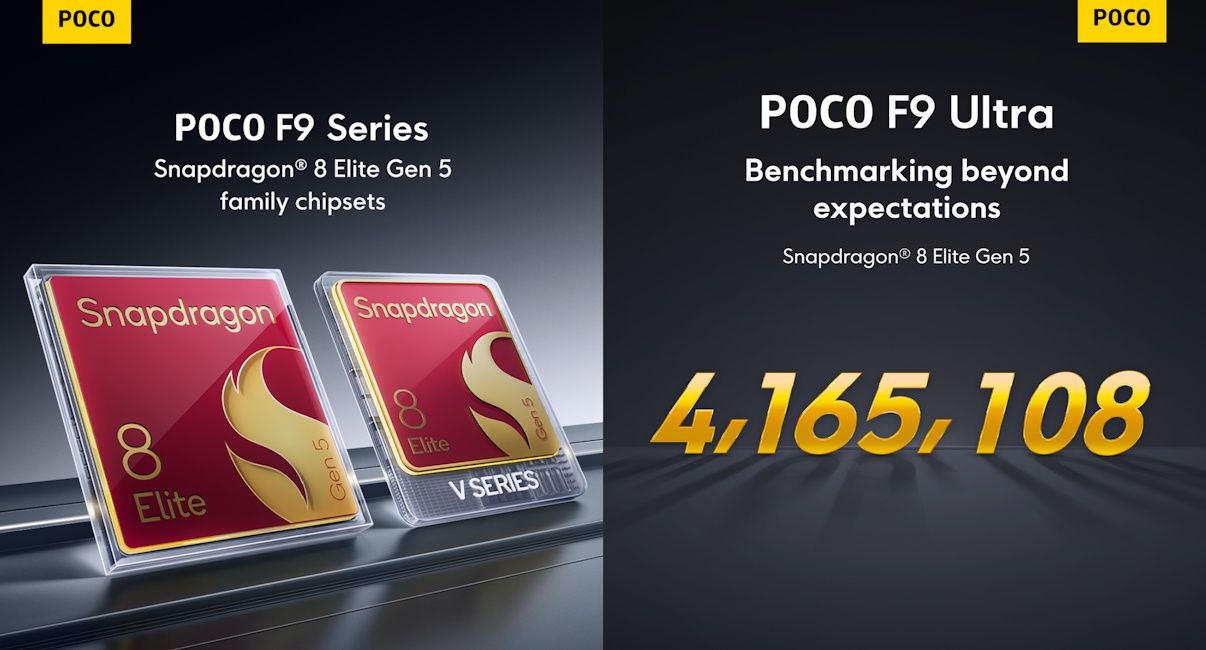 Poco F9 Pro and Poco F9 Ultra processor and performance details Poco F9 Pro and Poco F9 Ultra processor and performance details