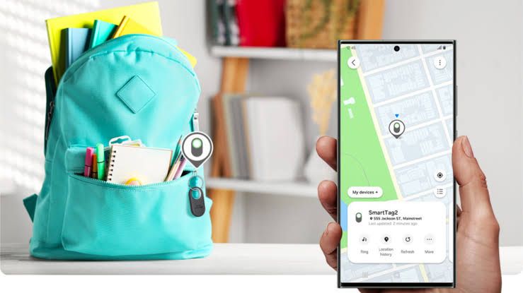 Samsung SmartTag 2 in action