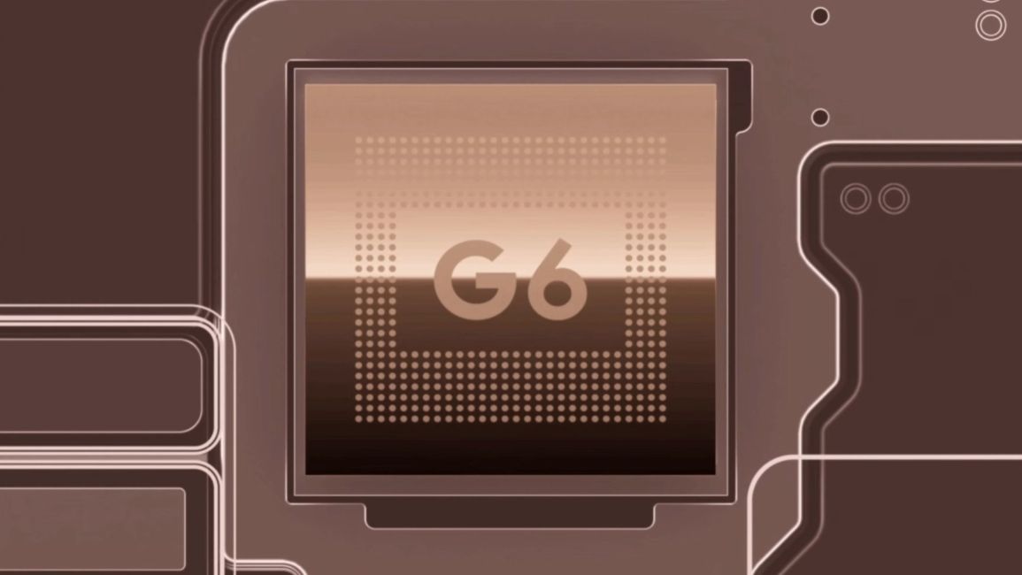 Google Tensor G6 processor illustration