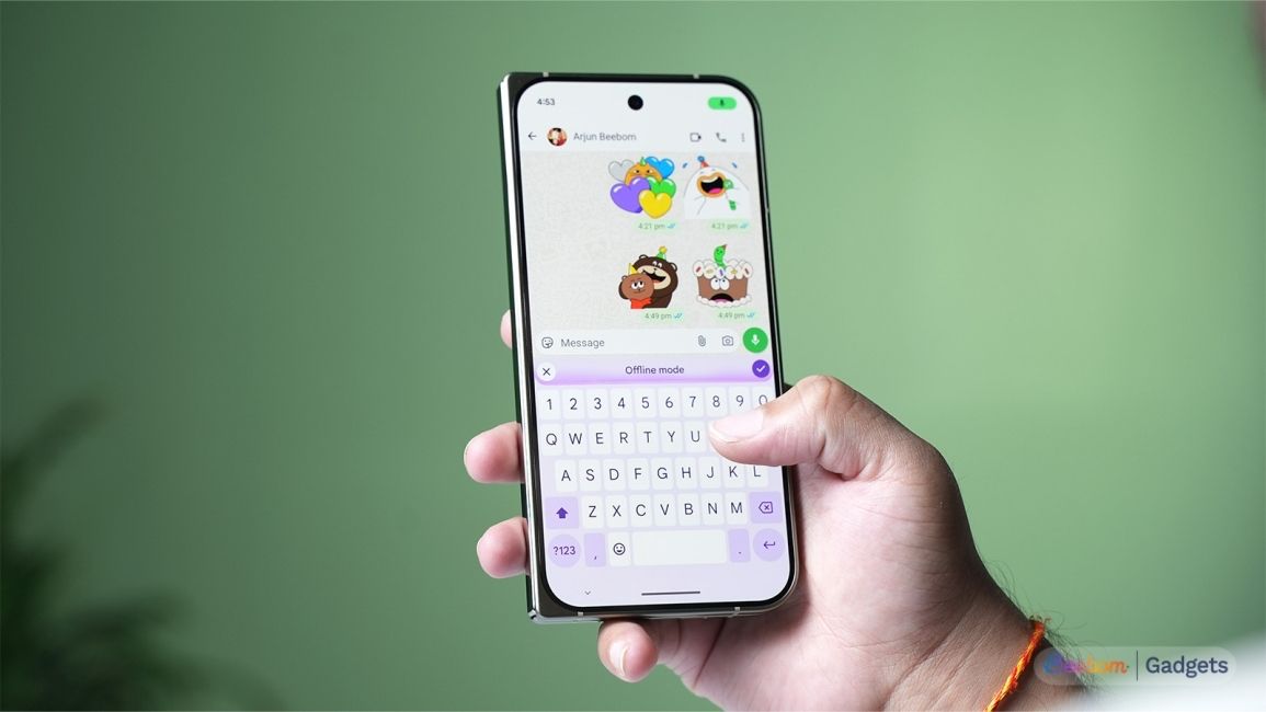 Using Offline mode in Rambler mode on Pixel 11 Pro Fold