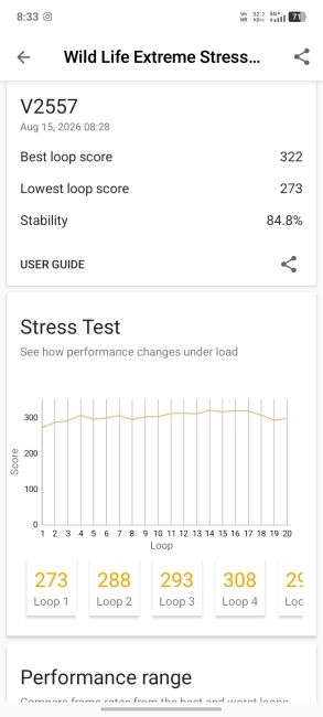 Vivo T5 Lite 5G 3D Mark Benchmark screenshot Vivo T5 Lite 5G 3D Mark Benchmark screenshot