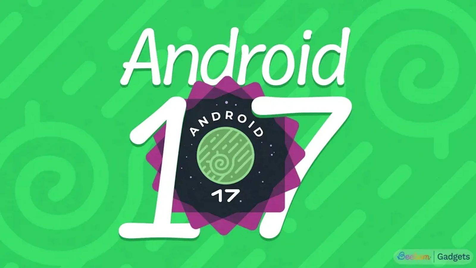 Android 17 QPR2 Beta 3 update custom banner image in green to match the official Android 17 logo