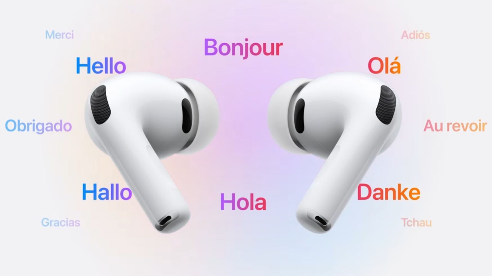 Apple AirPods Pro with different languages for Hello