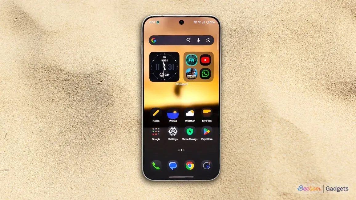 OnePlus 16 homescreen