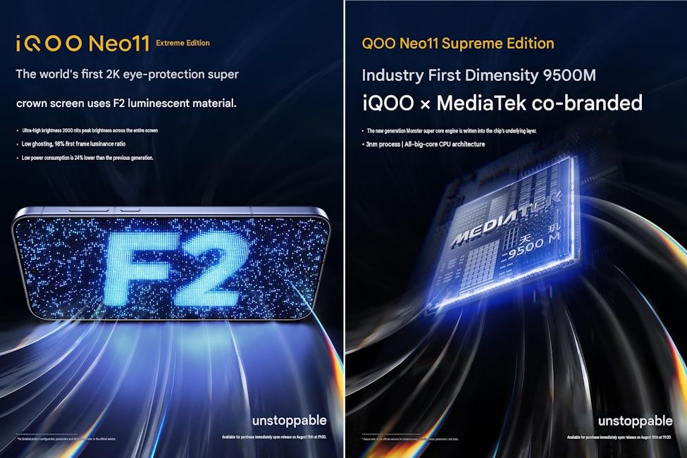 iQOO Neo 11 Ultra display and processor details