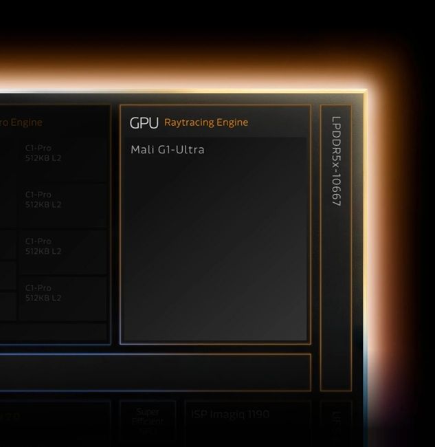 mali g1 ultra gpu on dimensity 9500