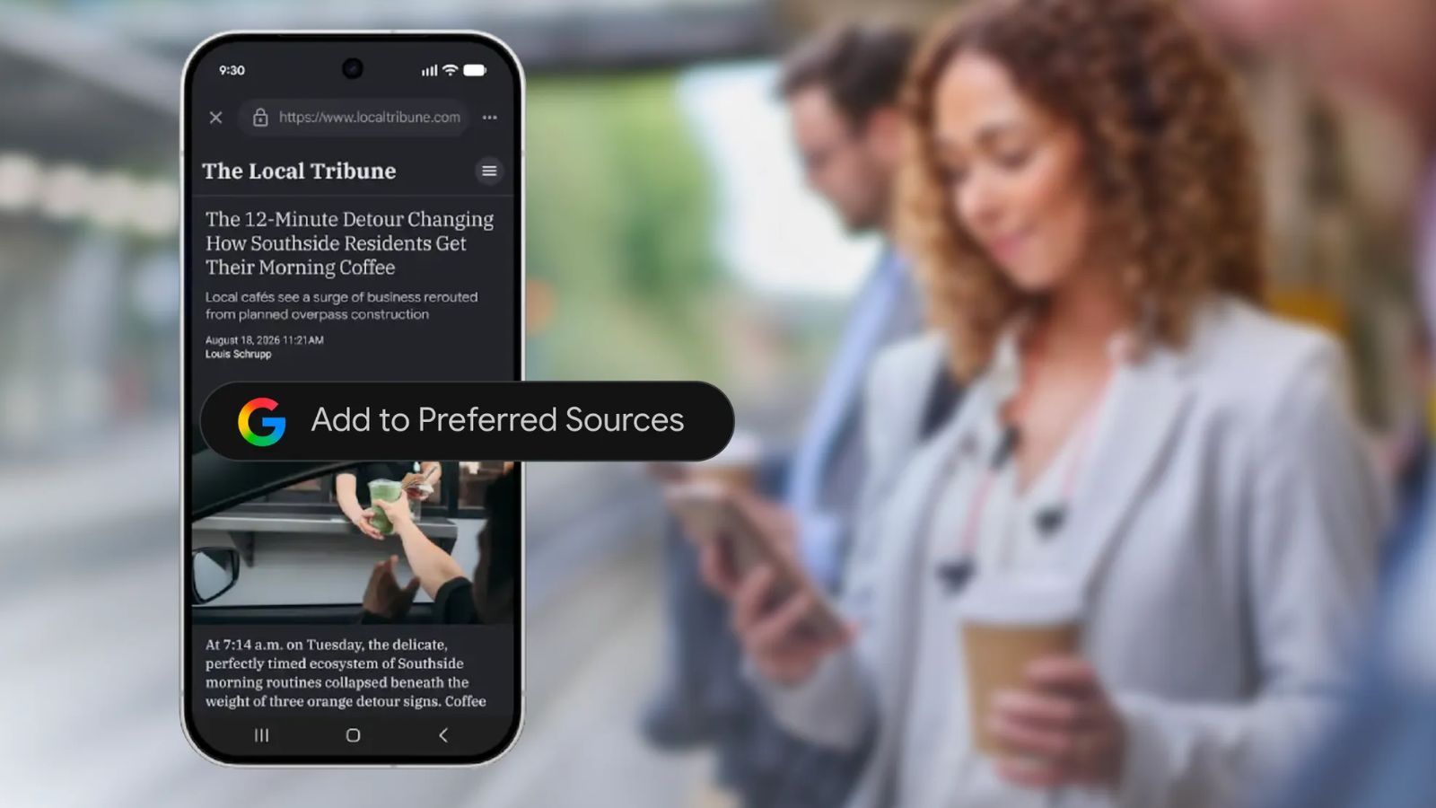 Google Discover personalisation