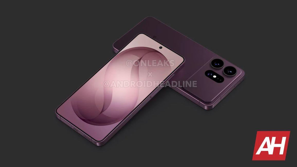 Galaxy S27 Pro front, back and side design showcased in purple Galaxy S27 Pro front, back and side design showcased in purple