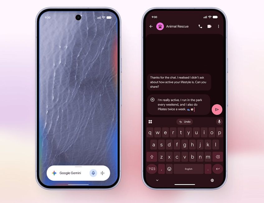 Gemini Intelligence at work on the Pixel 11