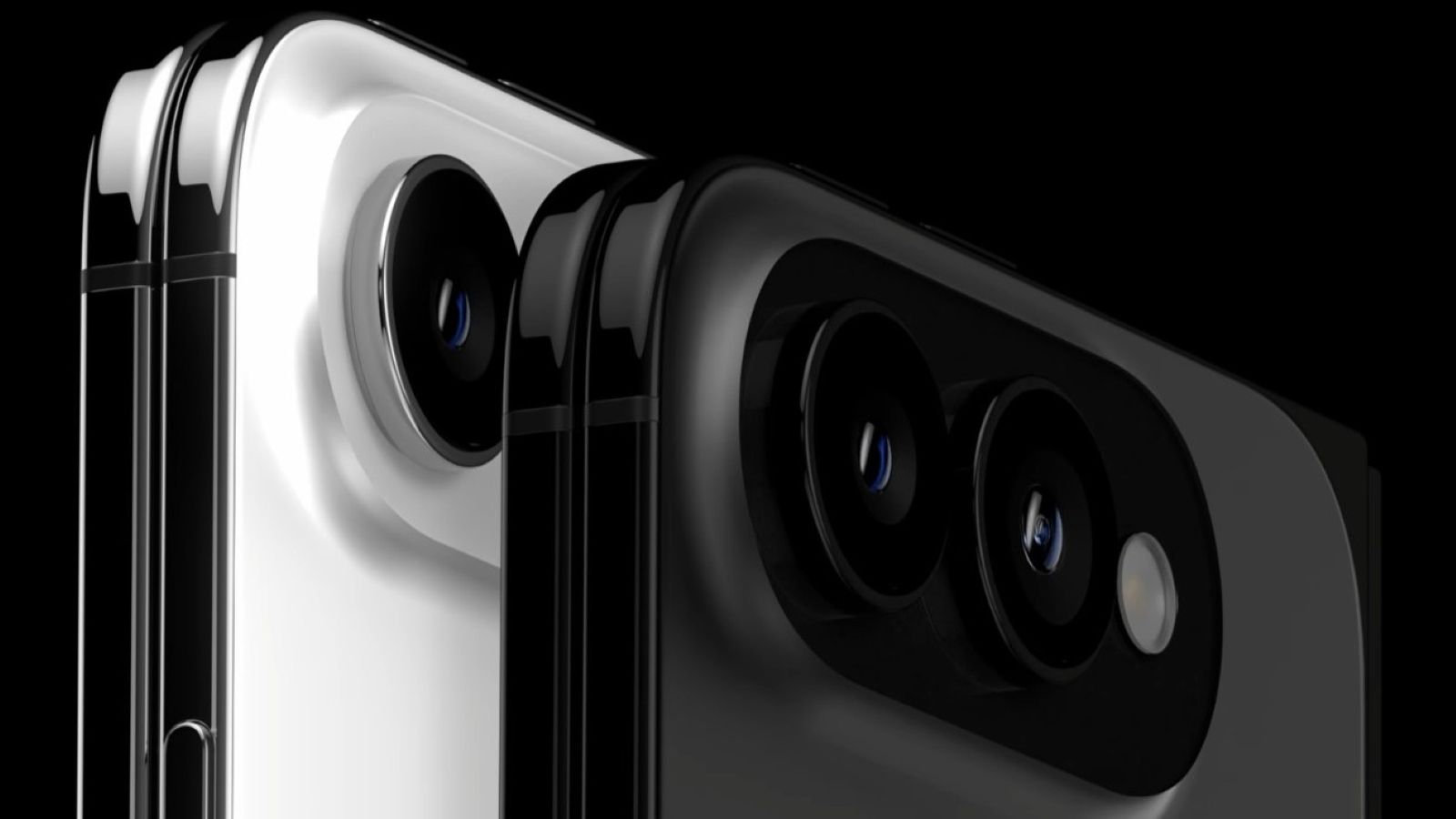 iPhone Ultra from the back in white and black iPhone Ultra from the back in white and black