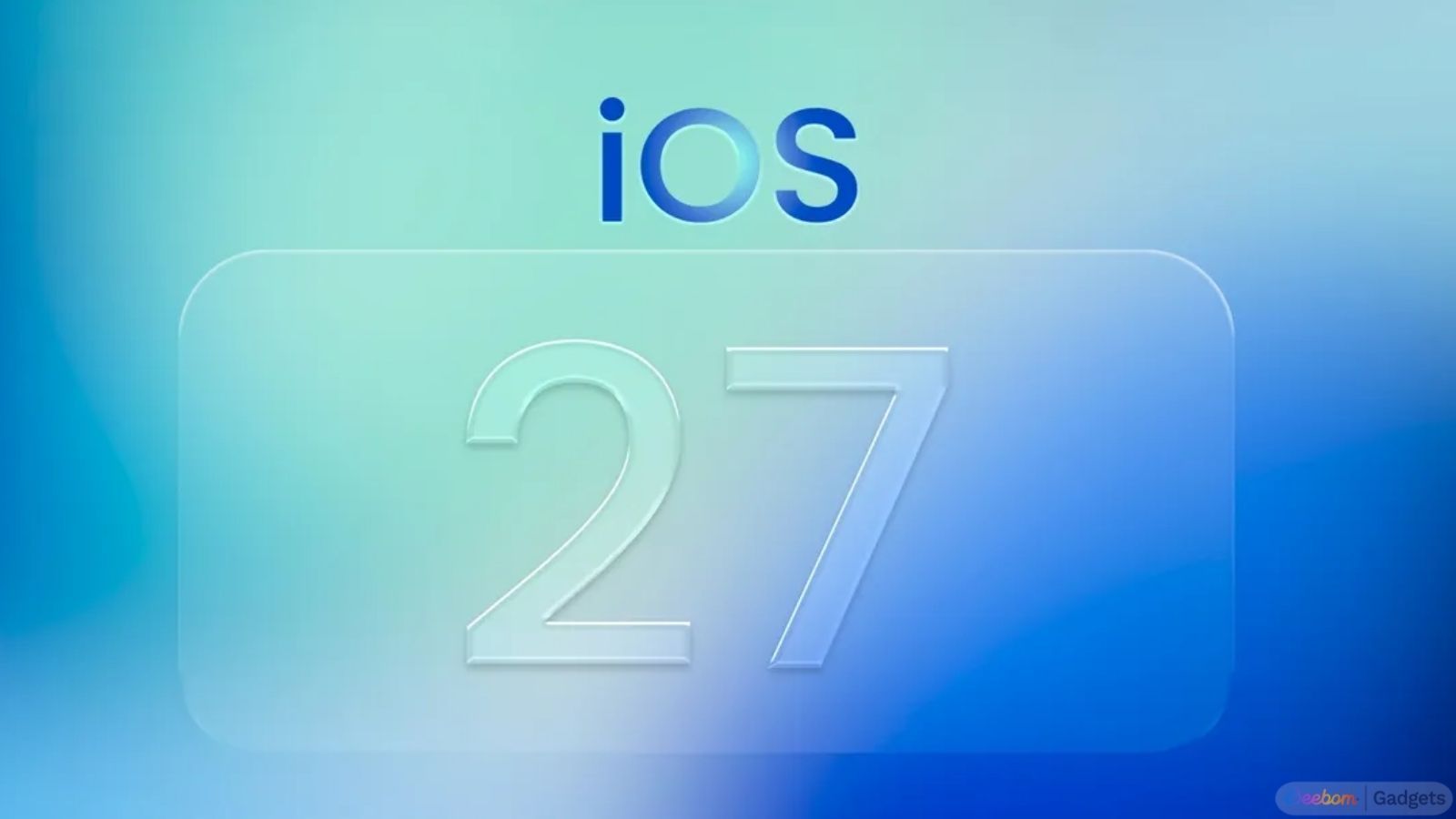 iOS 27 illustration logo
