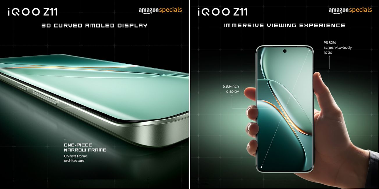 iQOO Z11 display showcased and details confirmed in official marketing images