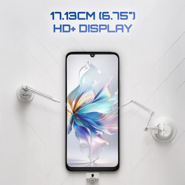 Lava Virat V1 Pro 5G display showcased