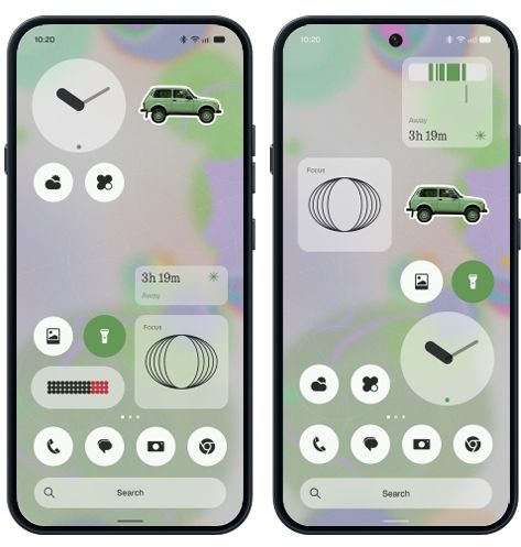 Nothing OS 5.0 Lucent theme showcased