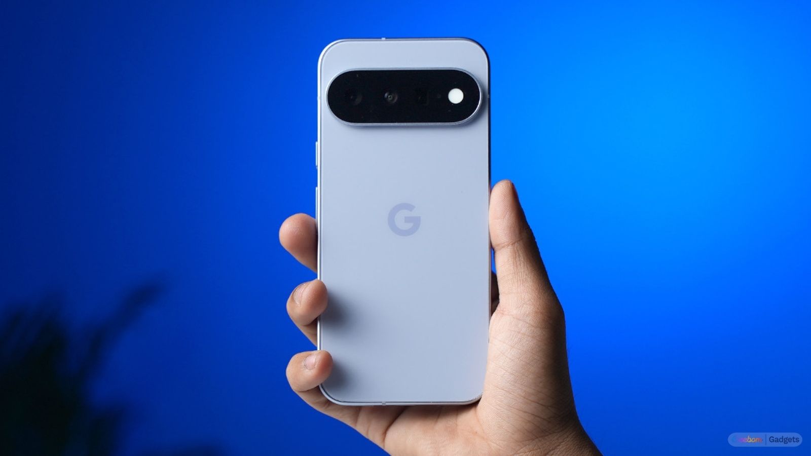 Pixel 11 Frost back design showcased while in hand Pixel 11 Frost back design showcased while in hand