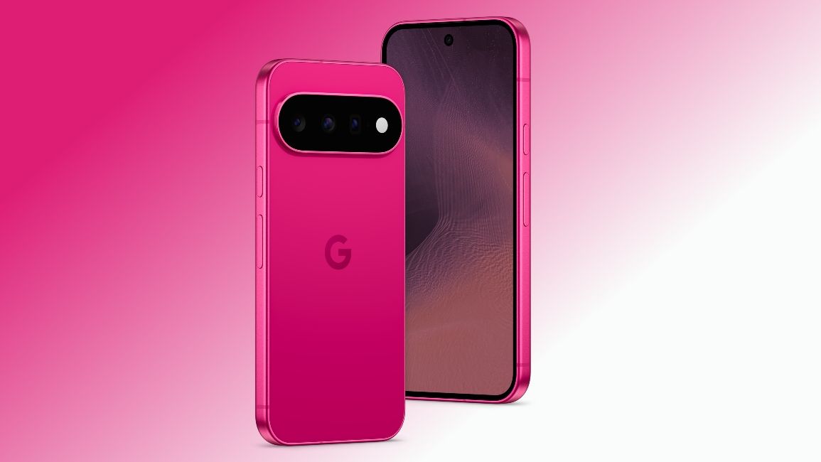 pixel 11 shown in hibiscus colour