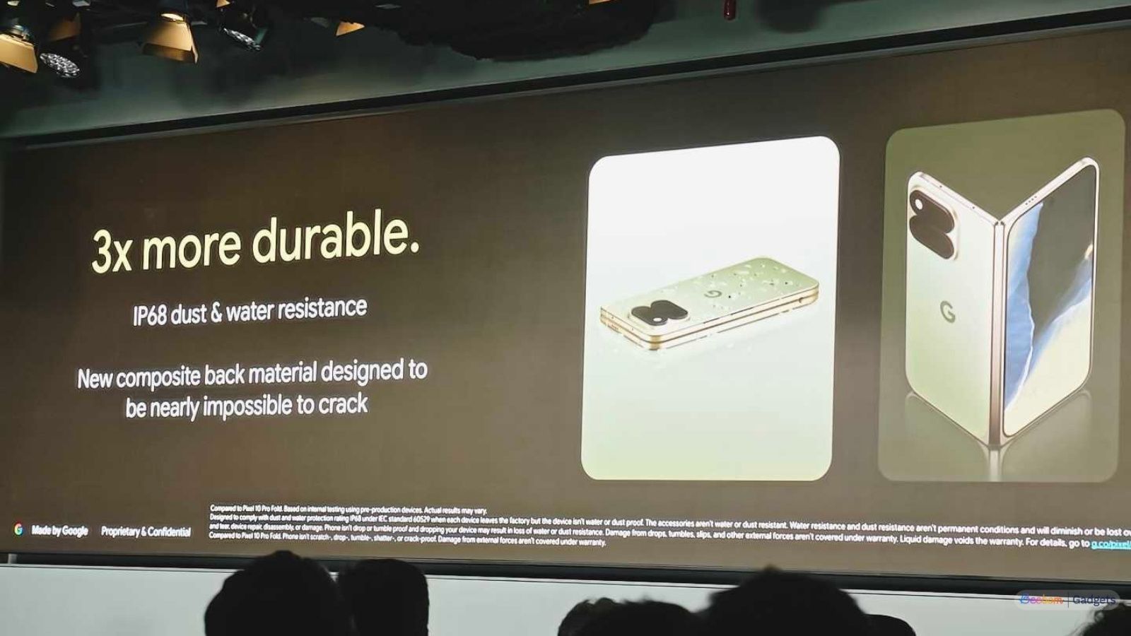 Pixel 11 Pro Fold durability claims