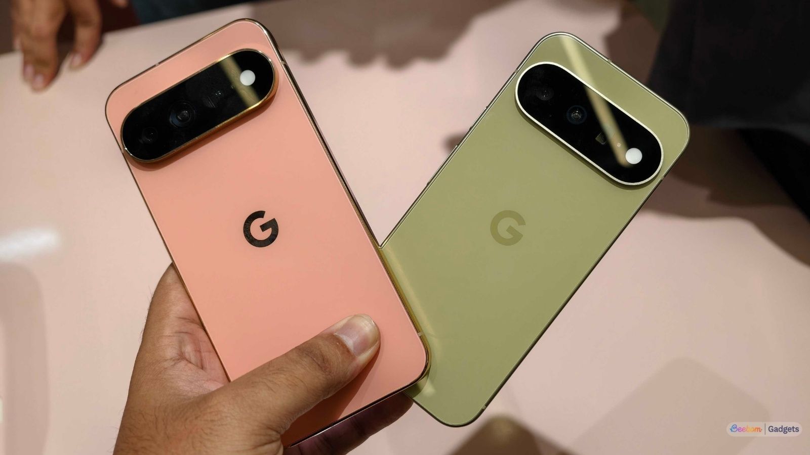Pixel 11 Pro and Pixel 11 Pro XL in hand