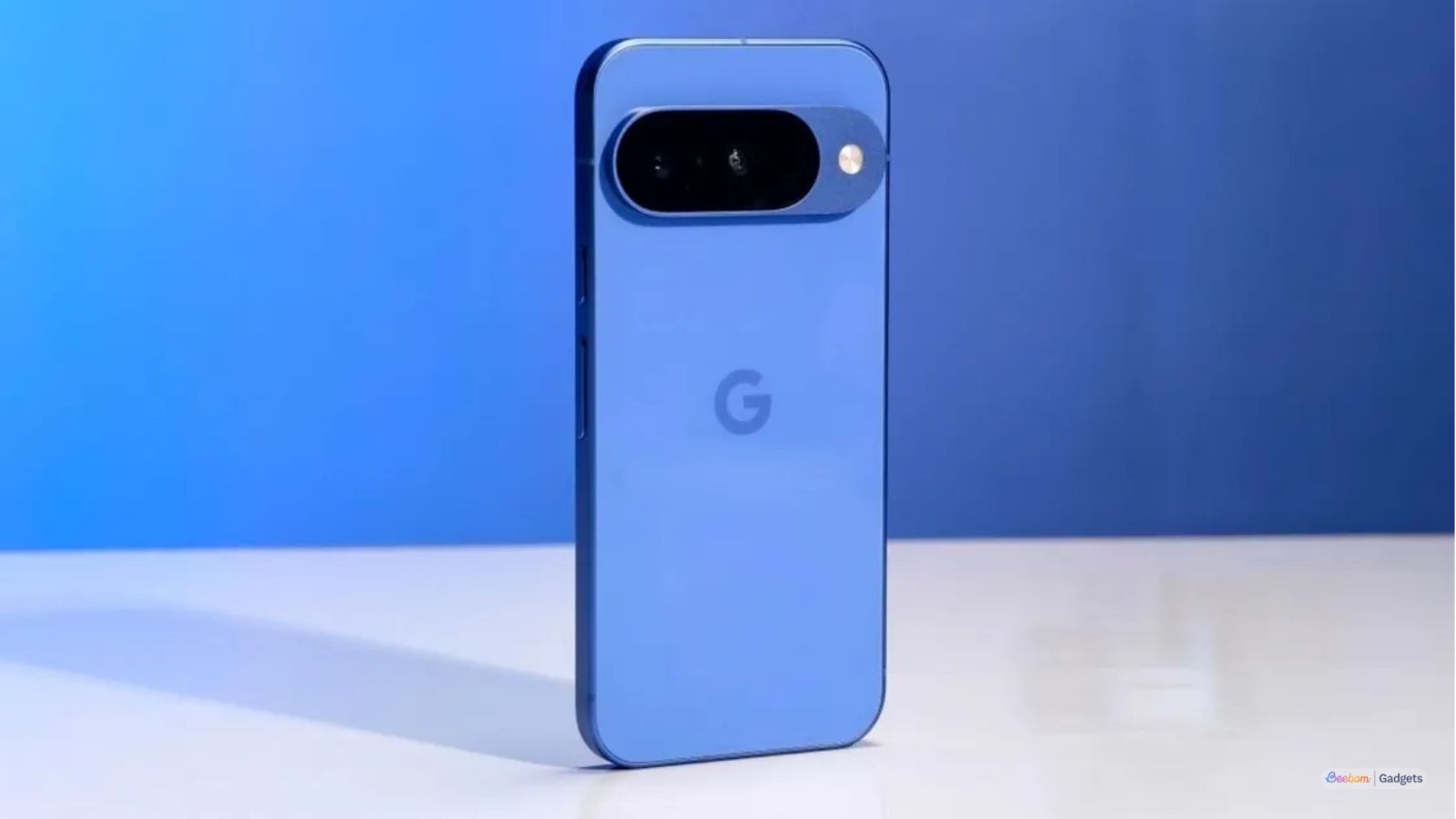 Pixel 9 back design showcased in blue